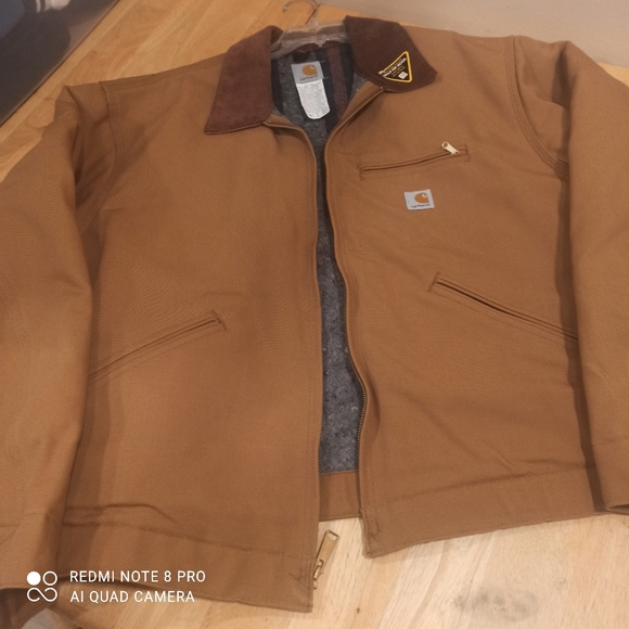 Carhartt men's, full zip up cargo work jacket. size XXL - Picture 10 of 16